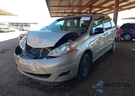 2008 Toyota Sienna Le z USA, uszkodzony, nr VIN 5TDZK23C78S149825